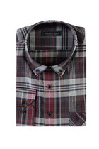 Bordo Ak Kz Spor Ekose Göm