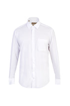 Beyaz Uzun Kol Kolay Ütülenebilir Klasik Pamuk Gömlek