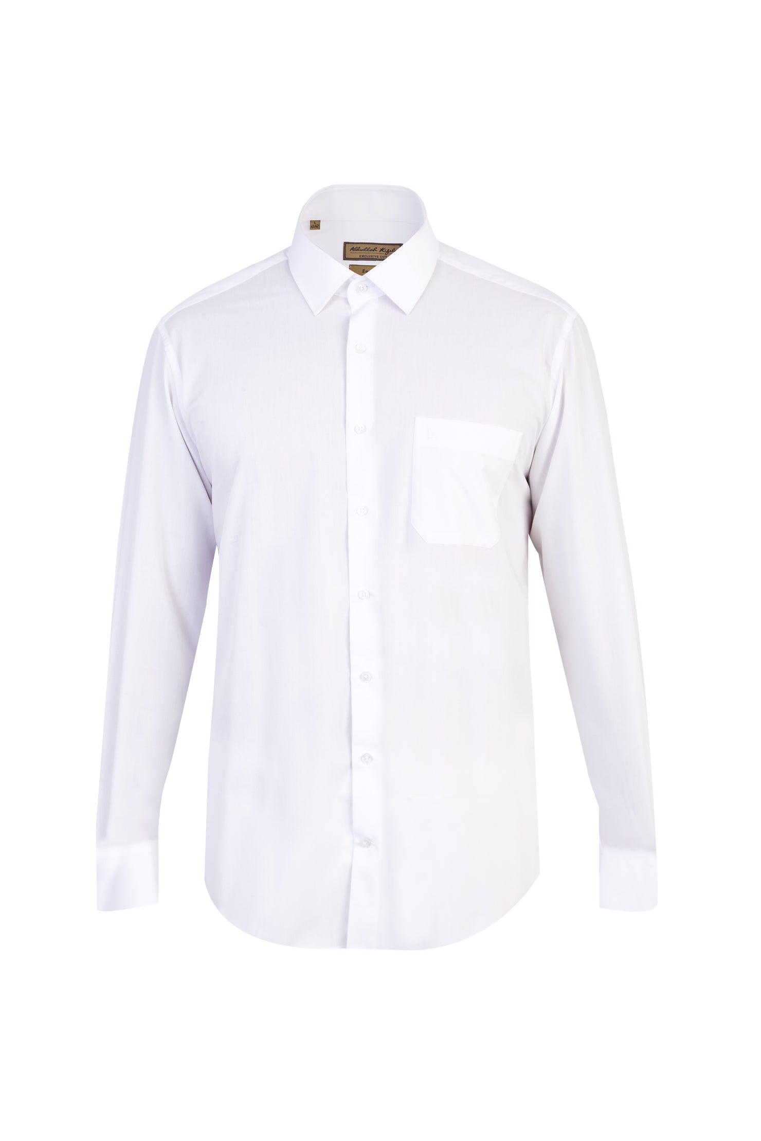Beyaz Uzun Kol Kolay Ütülenebilir Klasik Pamuk Gömlek
