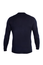 Lacivert Yarım Balıkçı Yaka Regular Fit Yünlü Triko Kazak