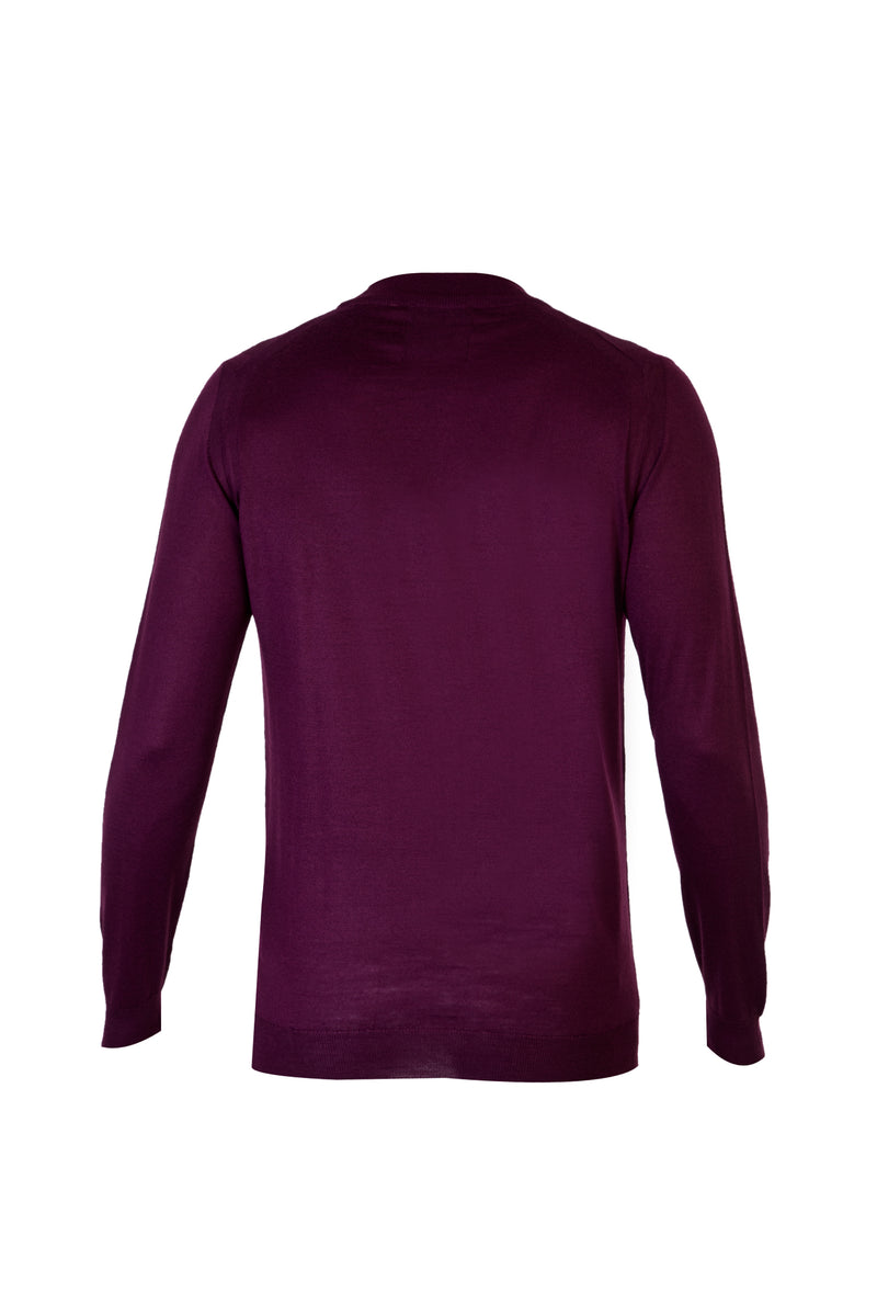 Kırmızı Yarım Balıkçı Yaka Regular Fit Yünlü Triko Kazak