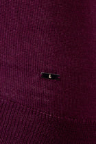 Kırmızı Yarım Balıkçı Yaka Regular Fit Yünlü Triko Kazak