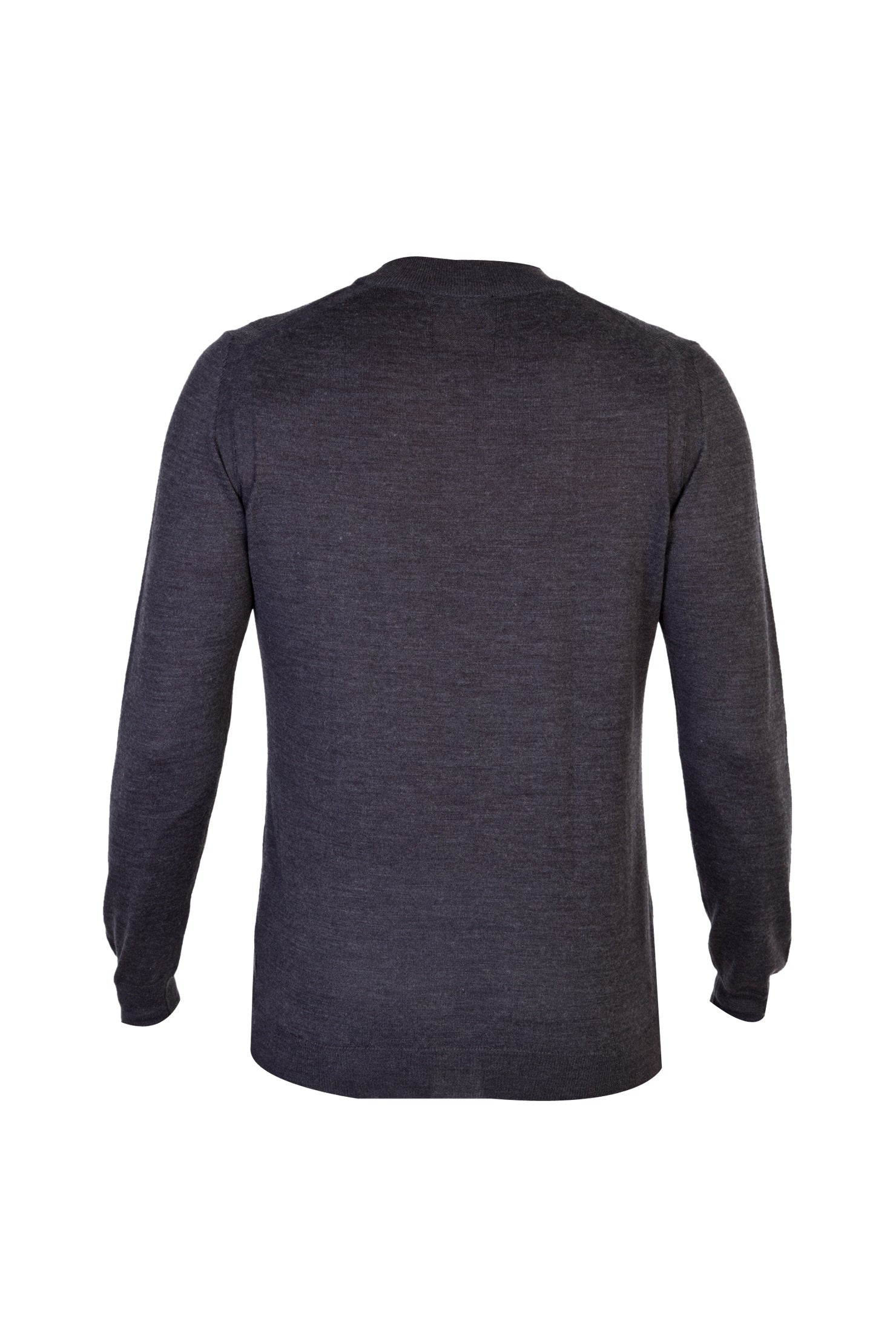 Antrasit Yarım Balıkçı Yaka Regular Fit Yünlü Triko Kazak