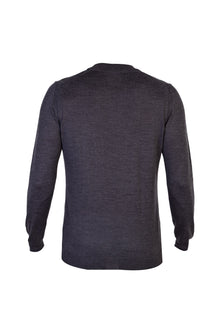 Antrasit Yarım Balıkçı Yaka Regular Fit Yünlü Triko Kazak