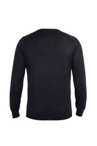 Siyah V Yaka Regular Fit Yünlü Triko Kazak