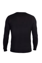 Siyah Yünlü Düğmeli Regular Fit Hırka