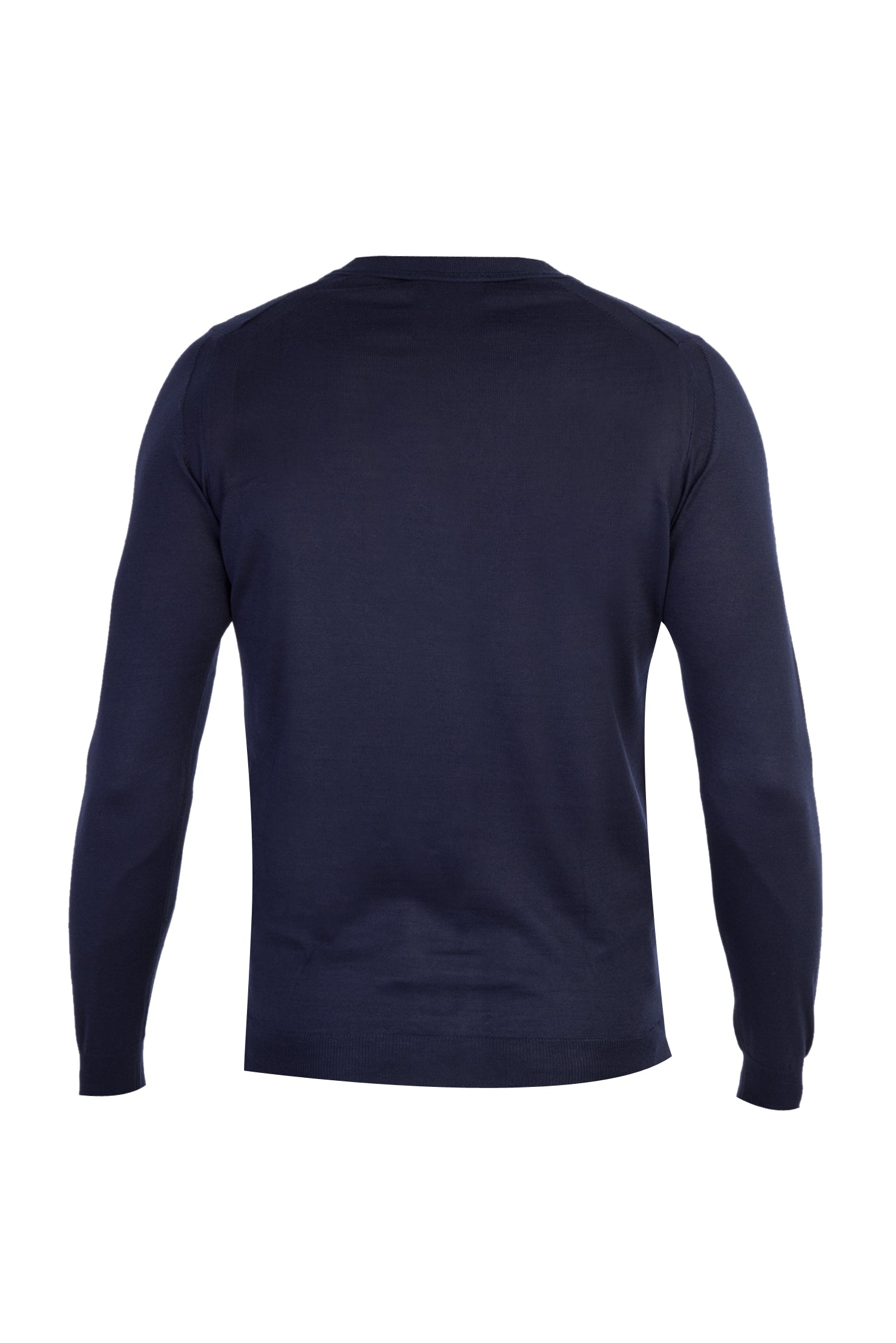 Lacivert Regular Fit Yünlü Düğmeli Hırka