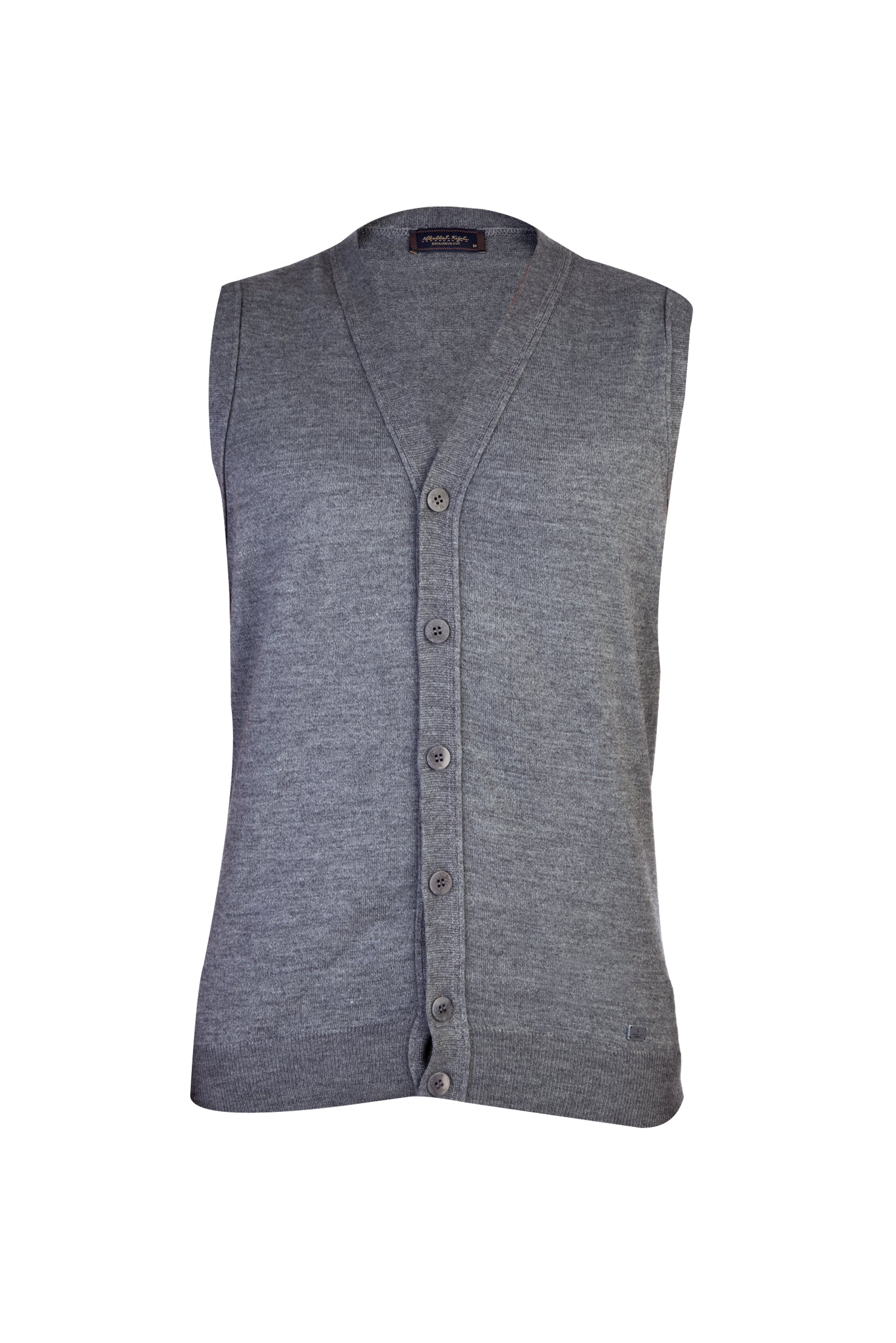 Orta Füme Yünlü Yelek