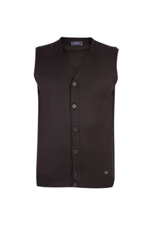 Kahve A.K.Düz Yelek