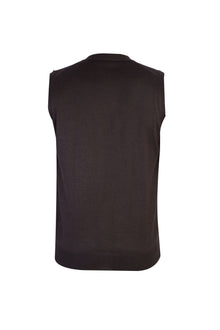 Kahve A.K.Düz Yelek