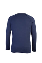 Lacivert Bisiklet Yaka Slim Fit Dar Kesim Triko Kazak-Abdullah Ki??l?