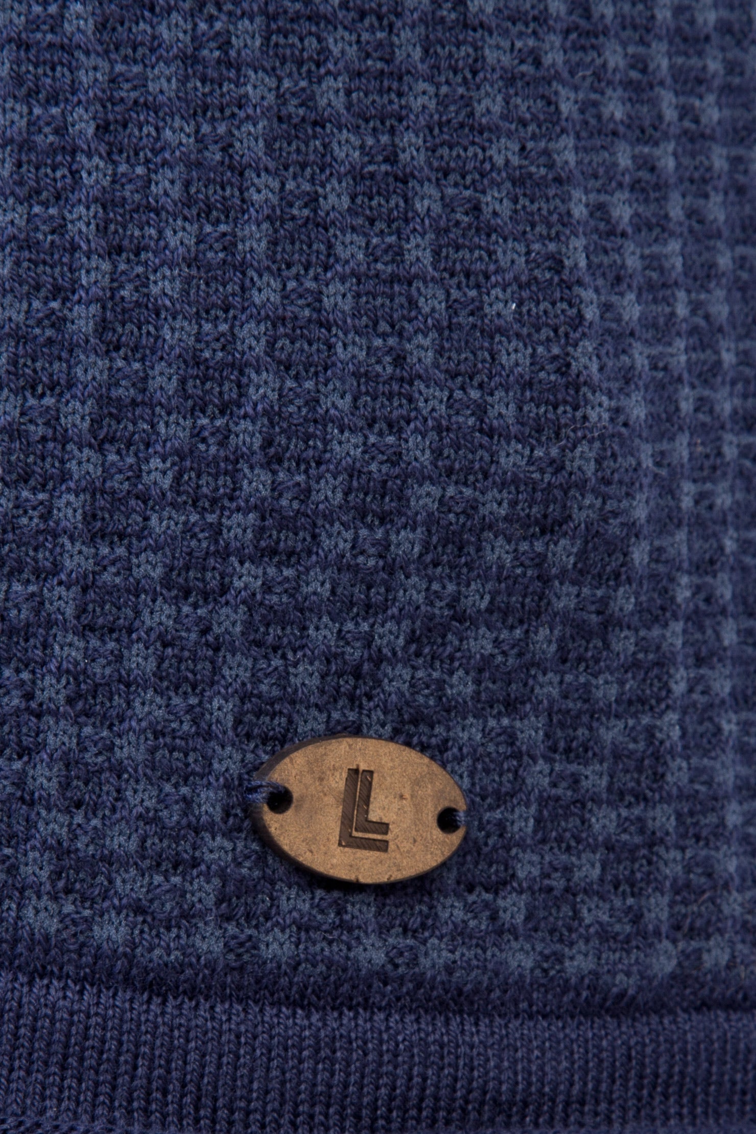 Lacivert Bisiklet Yaka Slim Fit Dar Kesim Triko Kazak-Abdullah Ki??l?