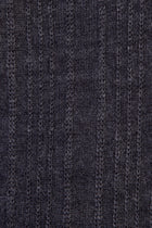 Antrasit Bisiklet Yaka Regular Fit Yünlü Çizgili Triko Kazak