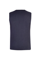 Orta Füme Slim Fit Dar Kesim Yünlü Desenli Yelek