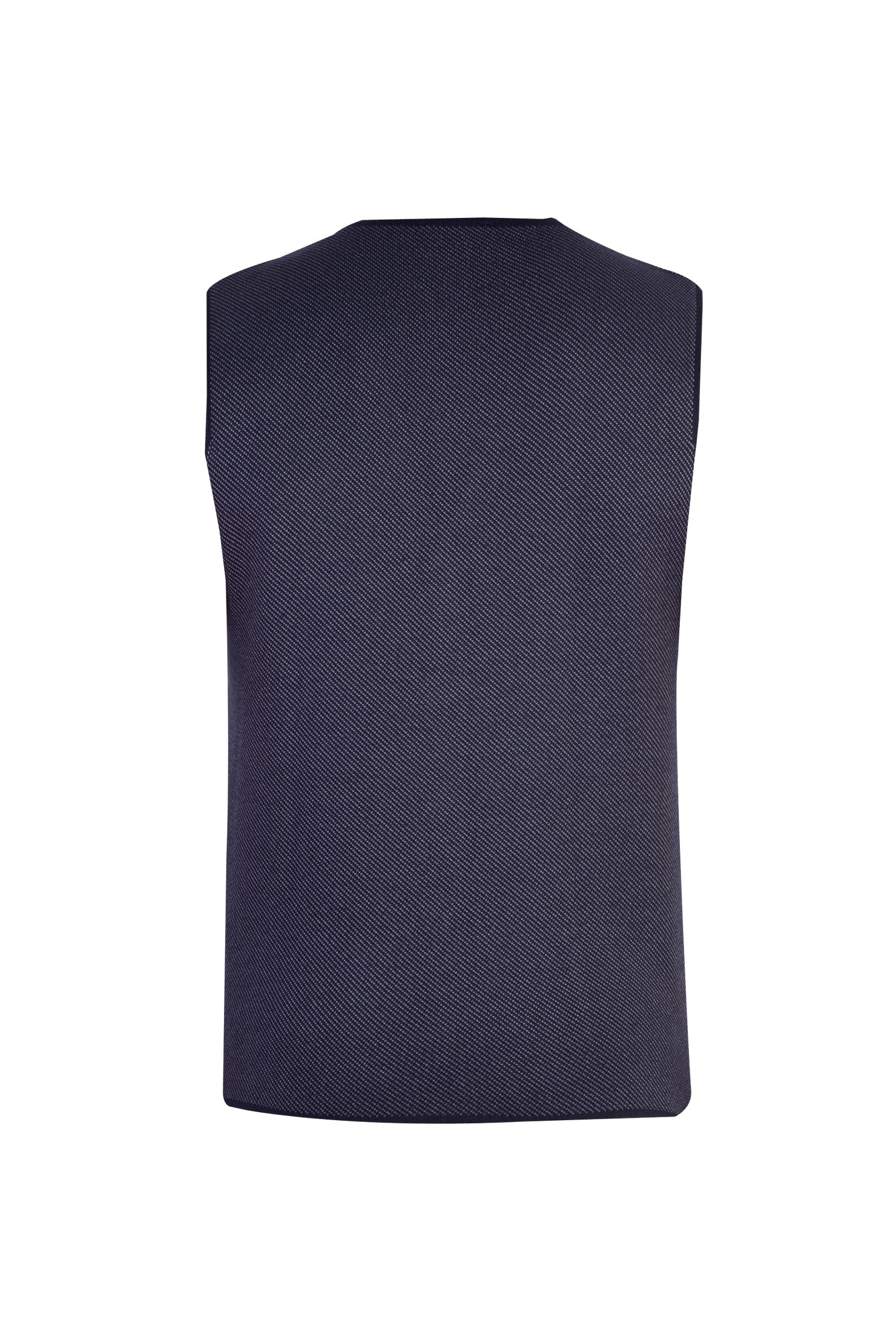 Orta Füme Slim Fit Dar Kesim Yünlü Desenli Yelek