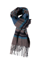 Bej Desenli Yün Atkı