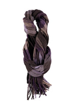 Mor Desenli Yün Atkı