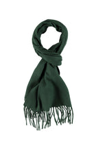 Koyu Yesil Yün Atkı