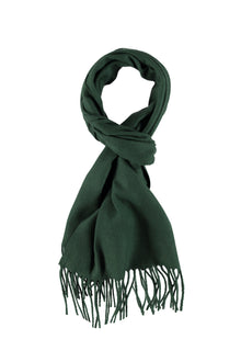 Koyu Yesil Yün Atkı