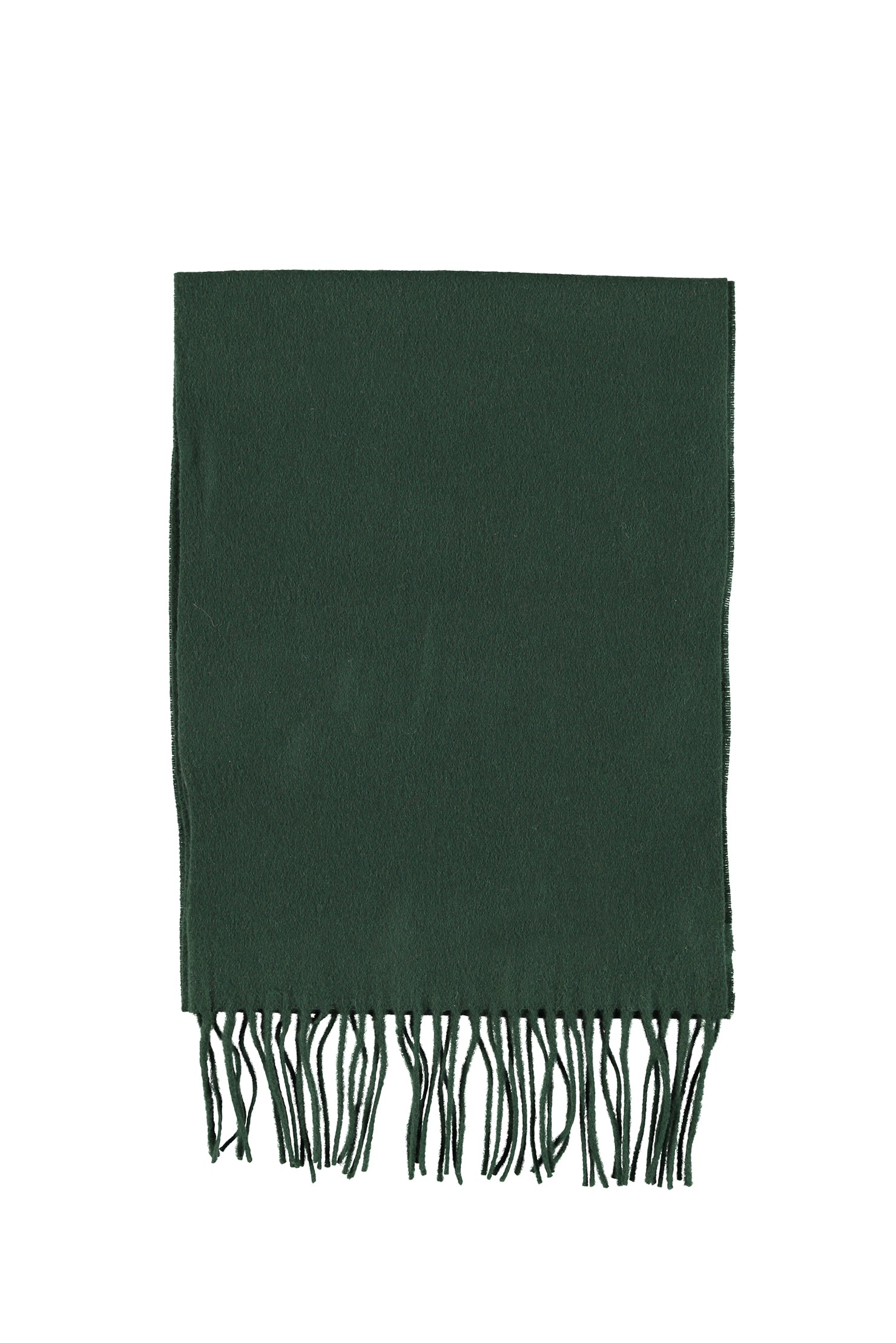 Koyu Yesil Yün Atkı