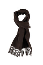 Koyu Kahve Yün Atkı