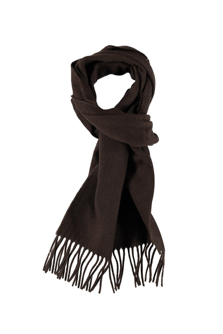 Koyu Kahve Yün Atkı