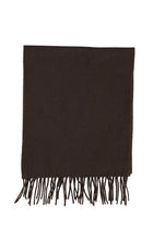 Koyu Kahve Yün Atkı