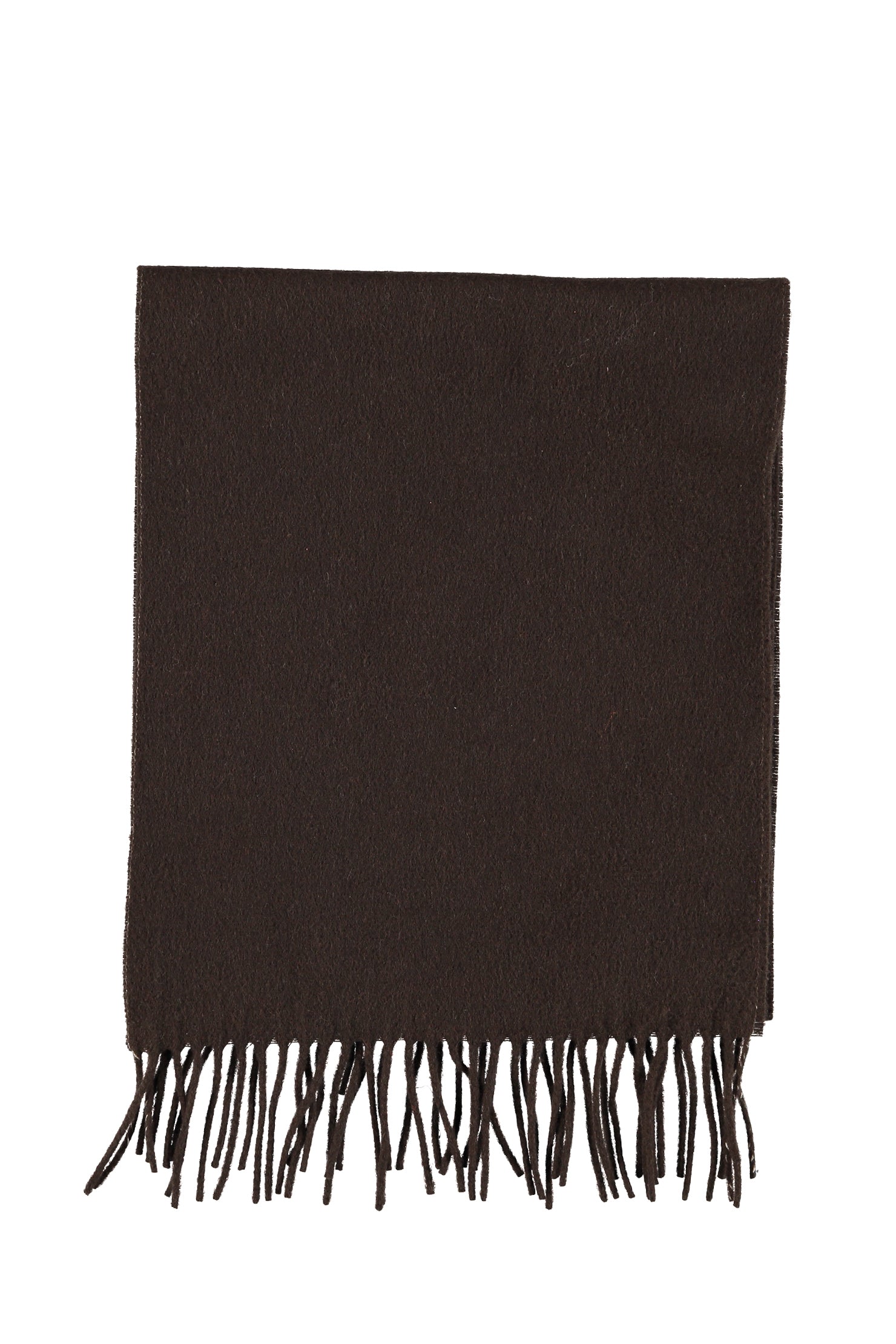 Koyu Kahve Yün Atkı