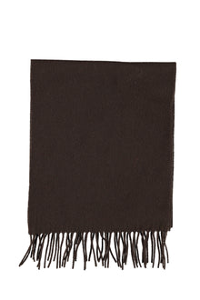 Koyu Kahve Yün Atkı