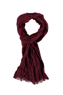 Bordo Yün Atkı