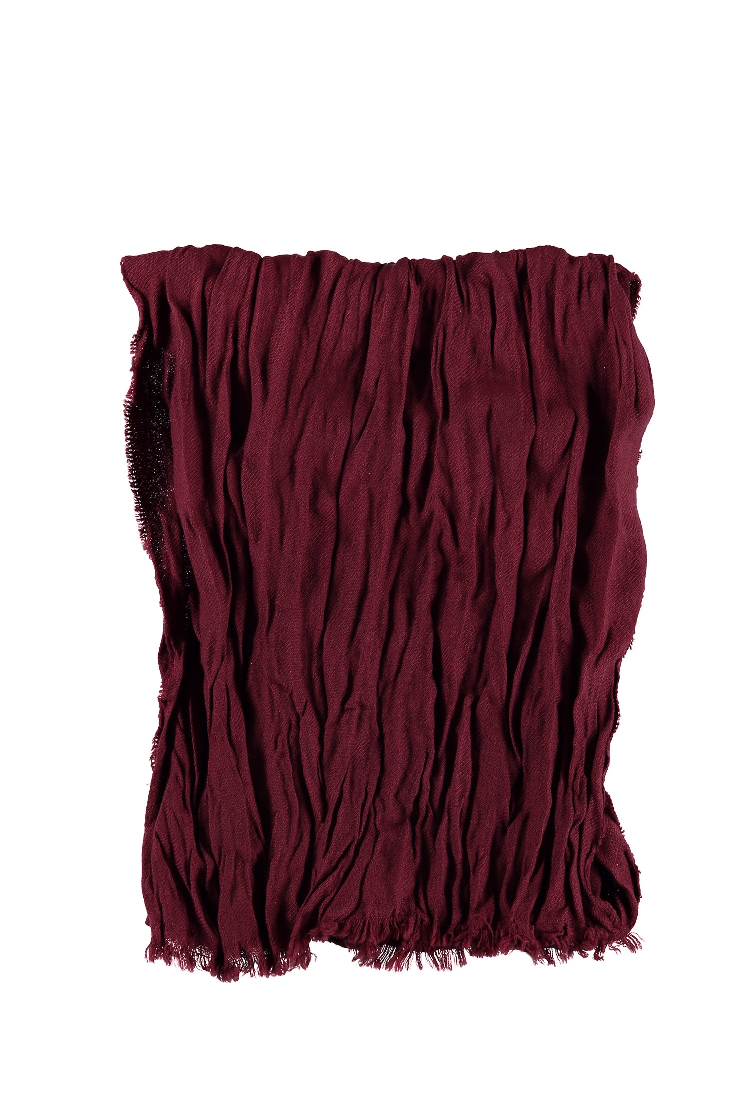 Bordo Yün Atkı