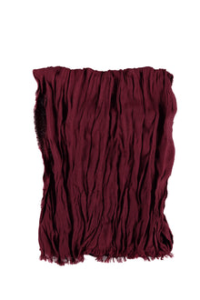 Bordo Yün Atkı