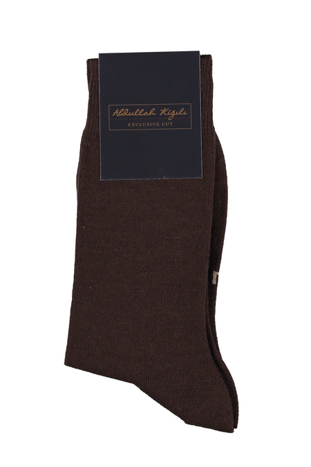 Kahve Düz Çorap