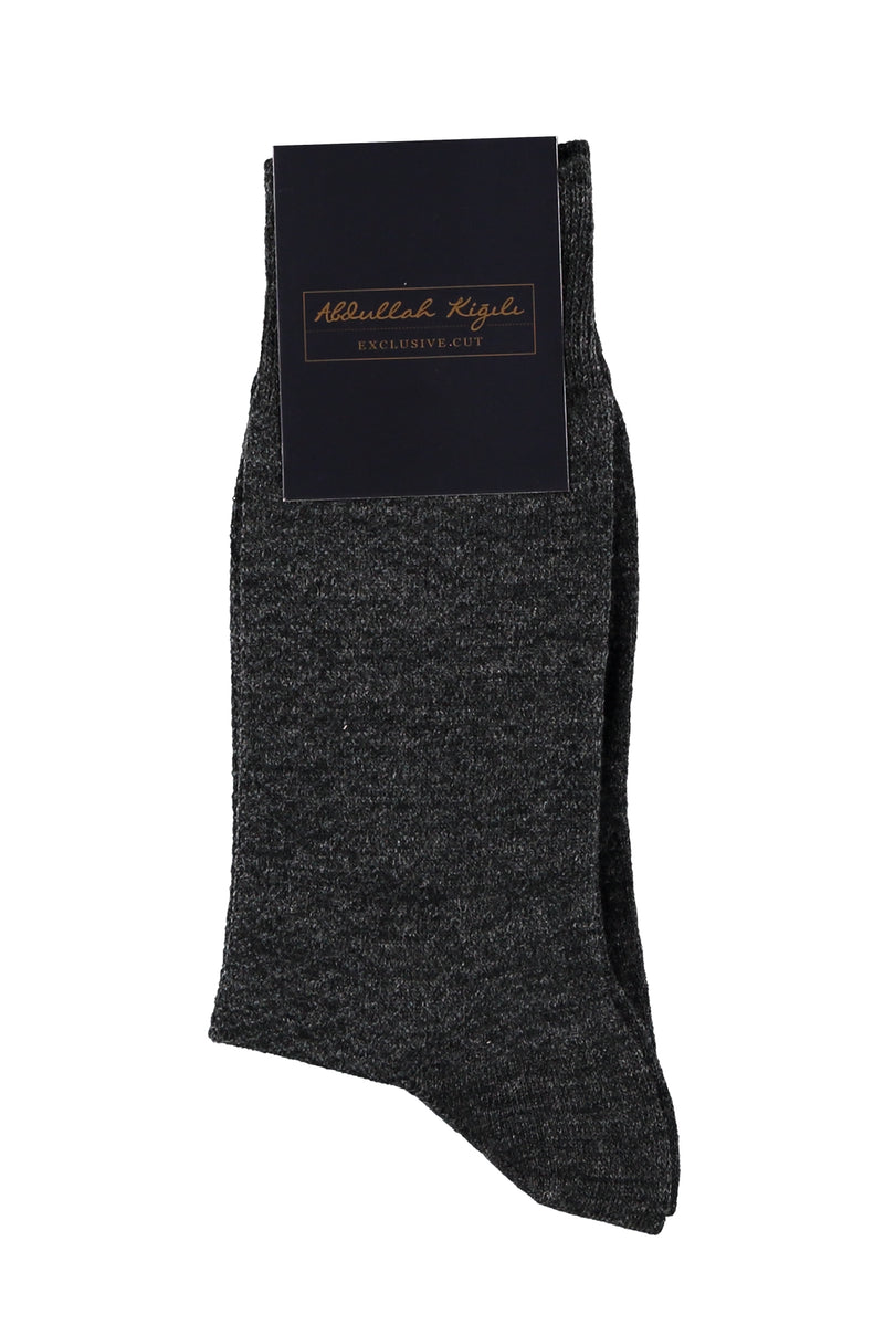 Antrasit Desenli Çorap