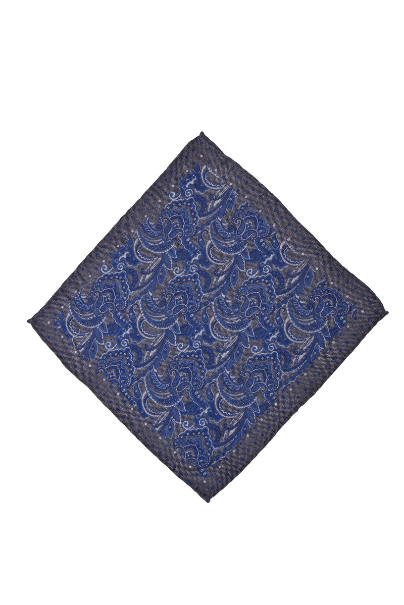 Kahve 2'li Kravat Yün Mendil Set