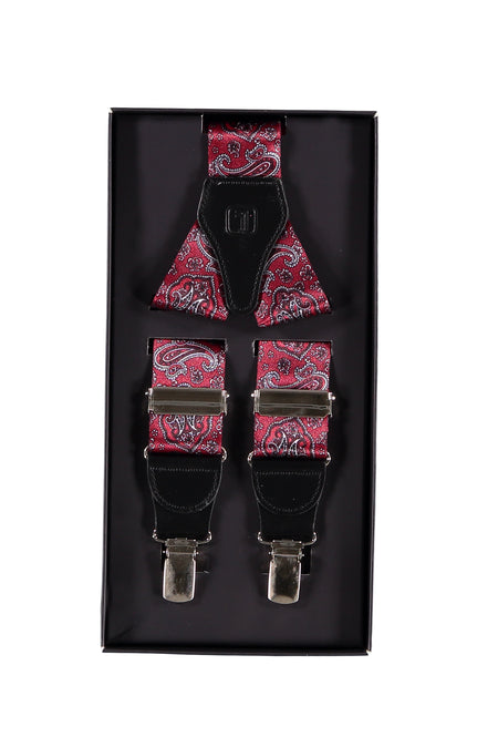 Bordo Desenli Pantolon Askısı