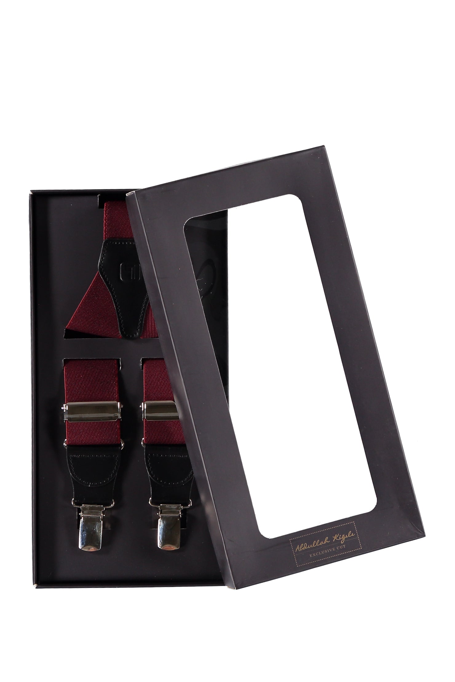 Bordo Desenli Pantolon Askısı