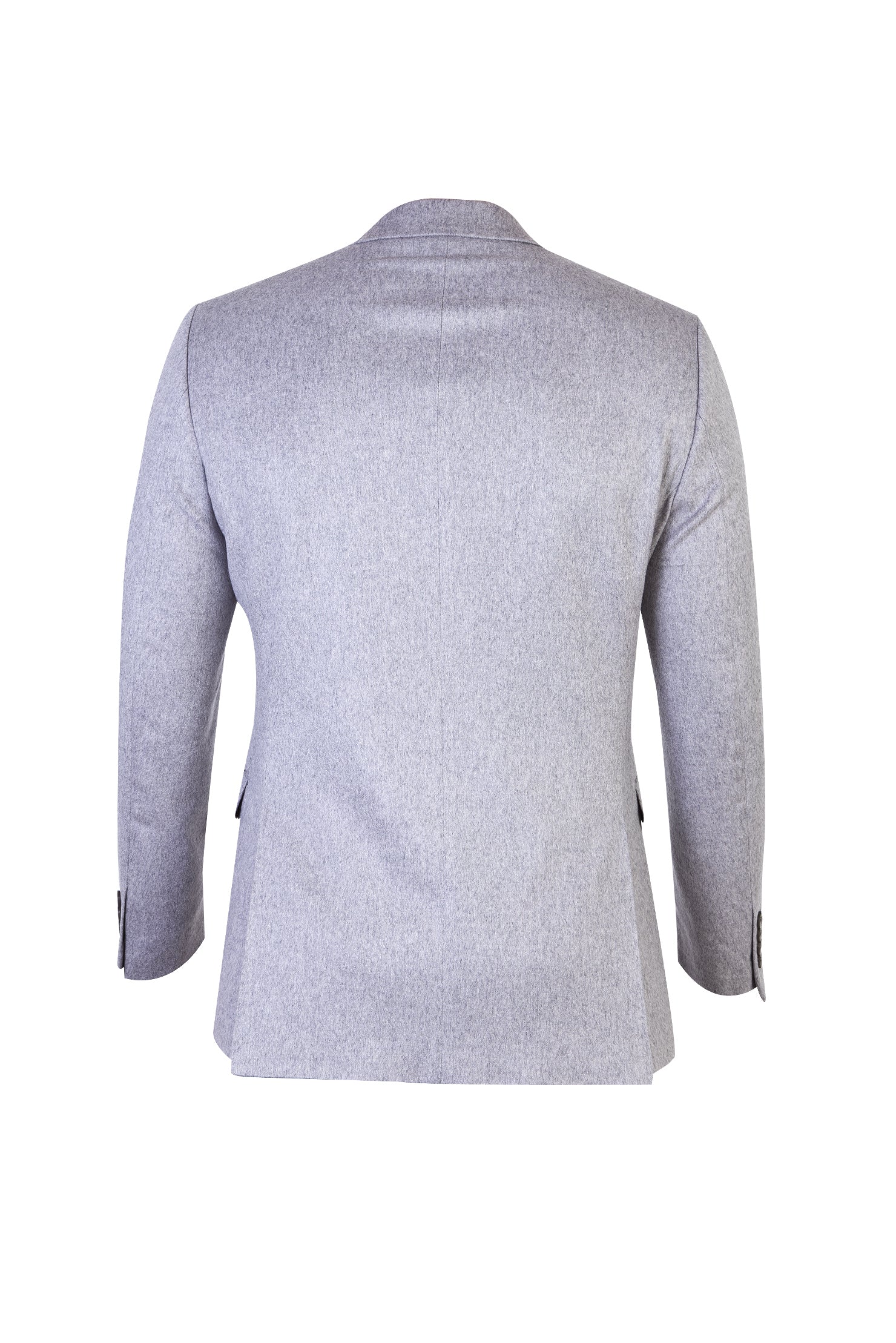 Açık Gri Regular Fit İtalyan Kaşmir Ceket