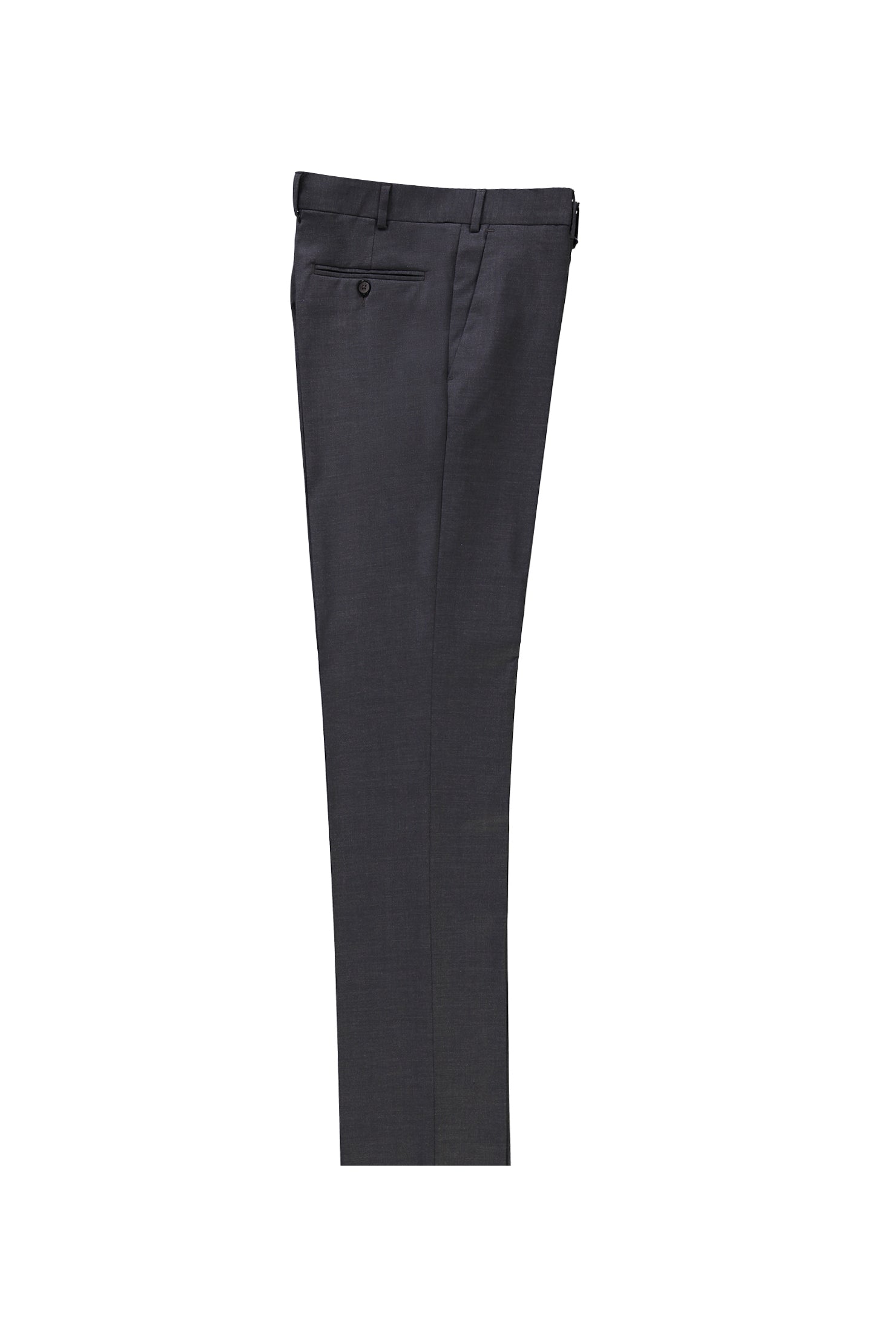 Koyu Marengo Relaxed Fit Rahat Kesim Yünlü Klasik Kumaş Pantolon