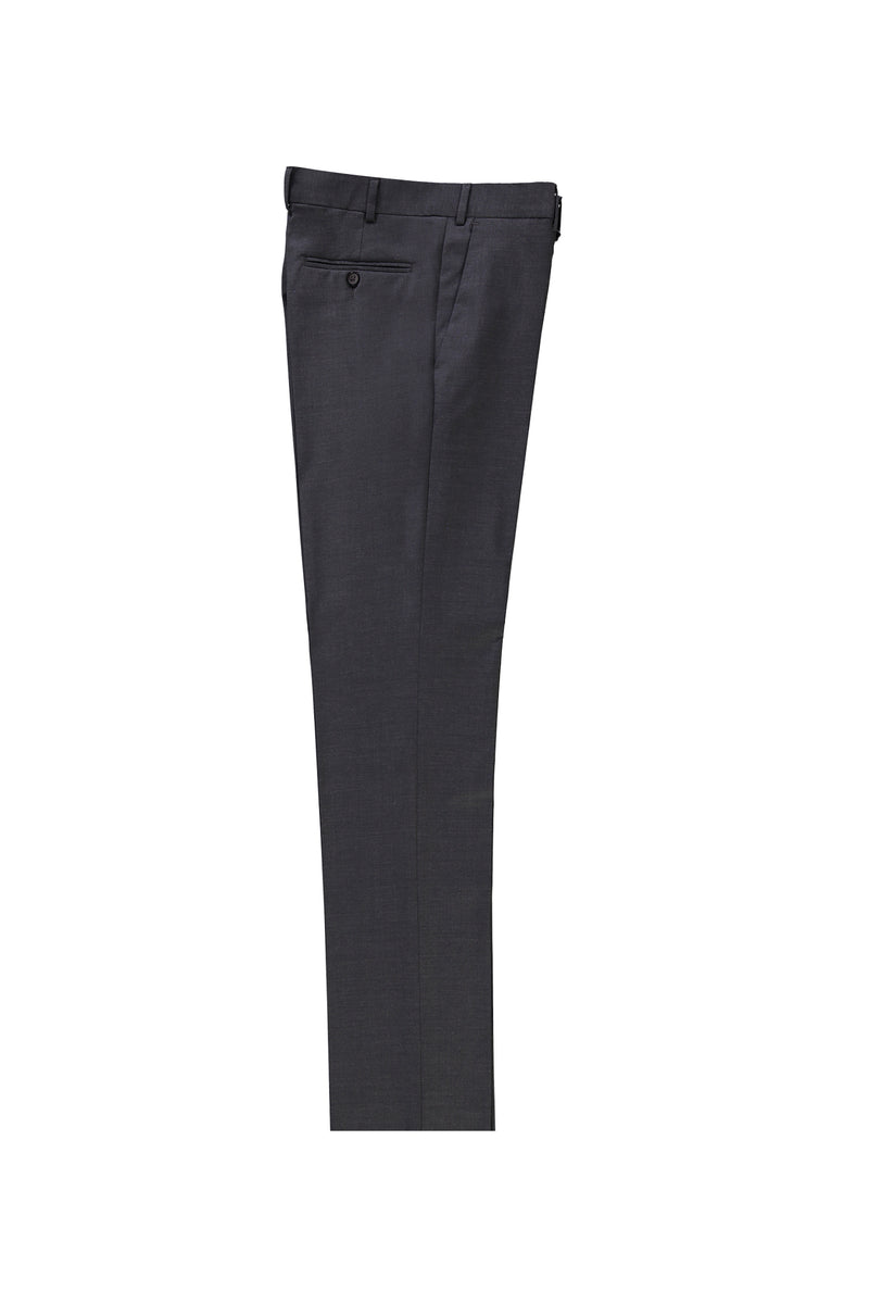 Koyu Marengo Relaxed Fit Rahat Kesim Yünlü Klasik Kumaş Pantolon