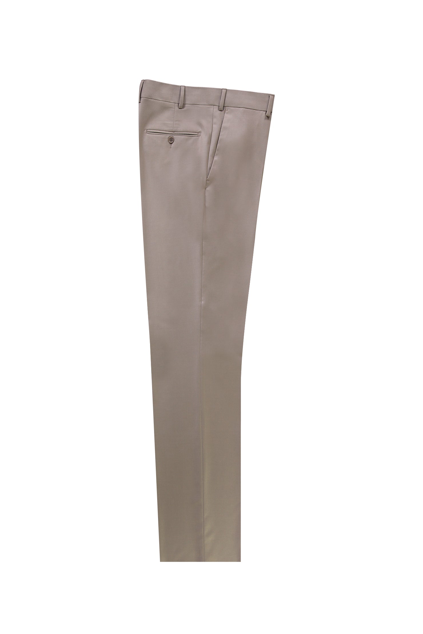 Orta Vizon Relaxed Fit Rahat Kesim Yünlü Klasik Kumaş Pantolon