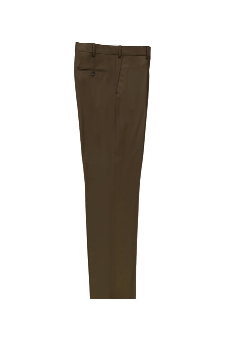 Koyu Vizon 4 Drop Relaxed Fit Rahat Kesim Yünlü Klasik Kuma? Pantolon-Abdullah Ki??l?