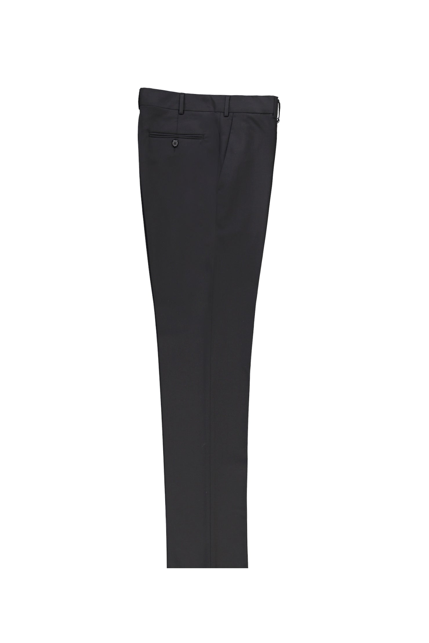 Siyah 6 Drop Regular Fit Standart Kesim Yünlü Klasik Kuma? Pantolon-Abdullah Ki??l?