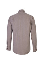 Açık Vizon Uzun Kol Oduncu Spor Pamuk Gömlek