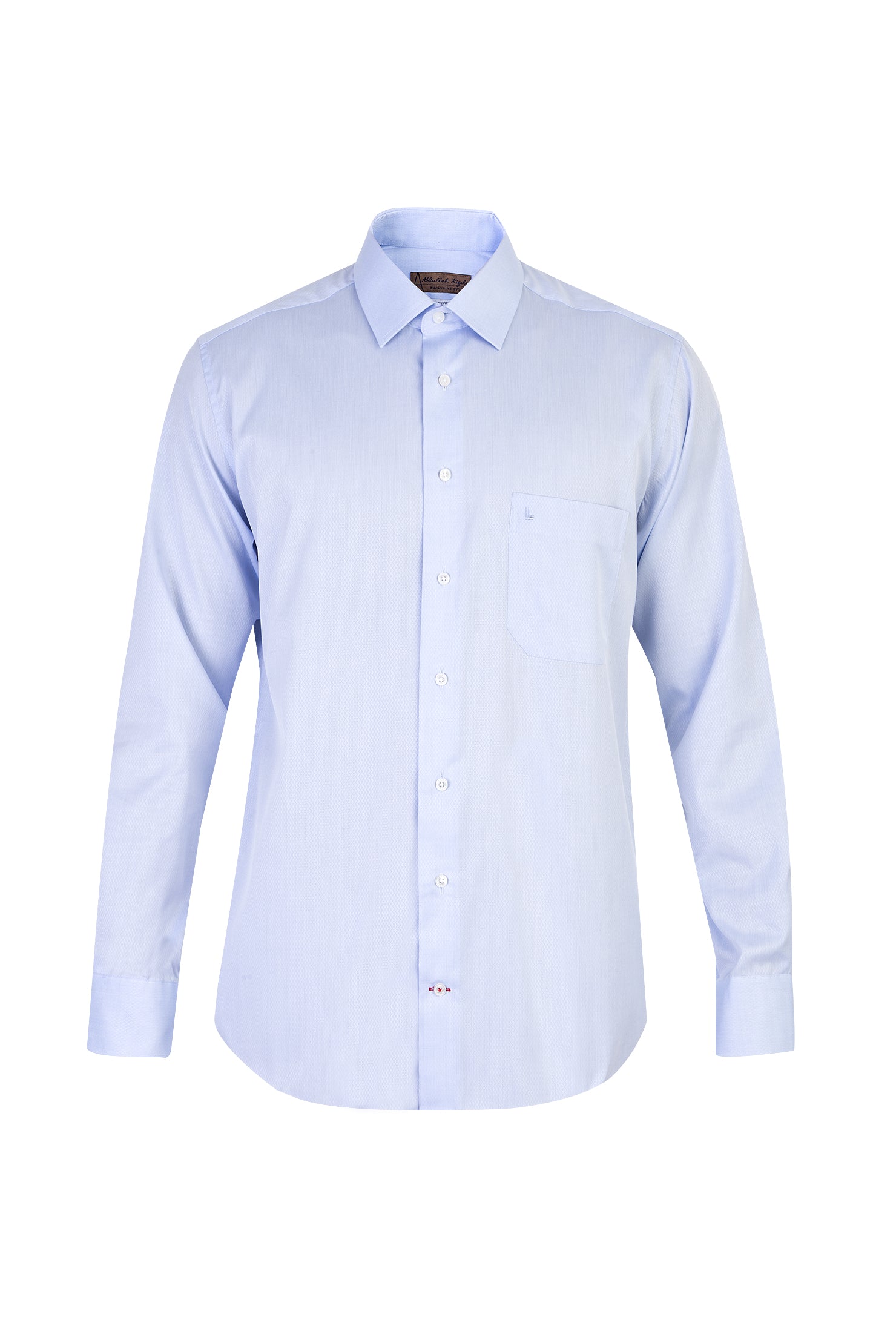 Açık Mavi SC Desenli KLSK GÖMLEK
