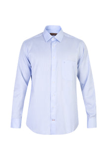 Açık Mavi SC Desenli KLSK GÖMLEK