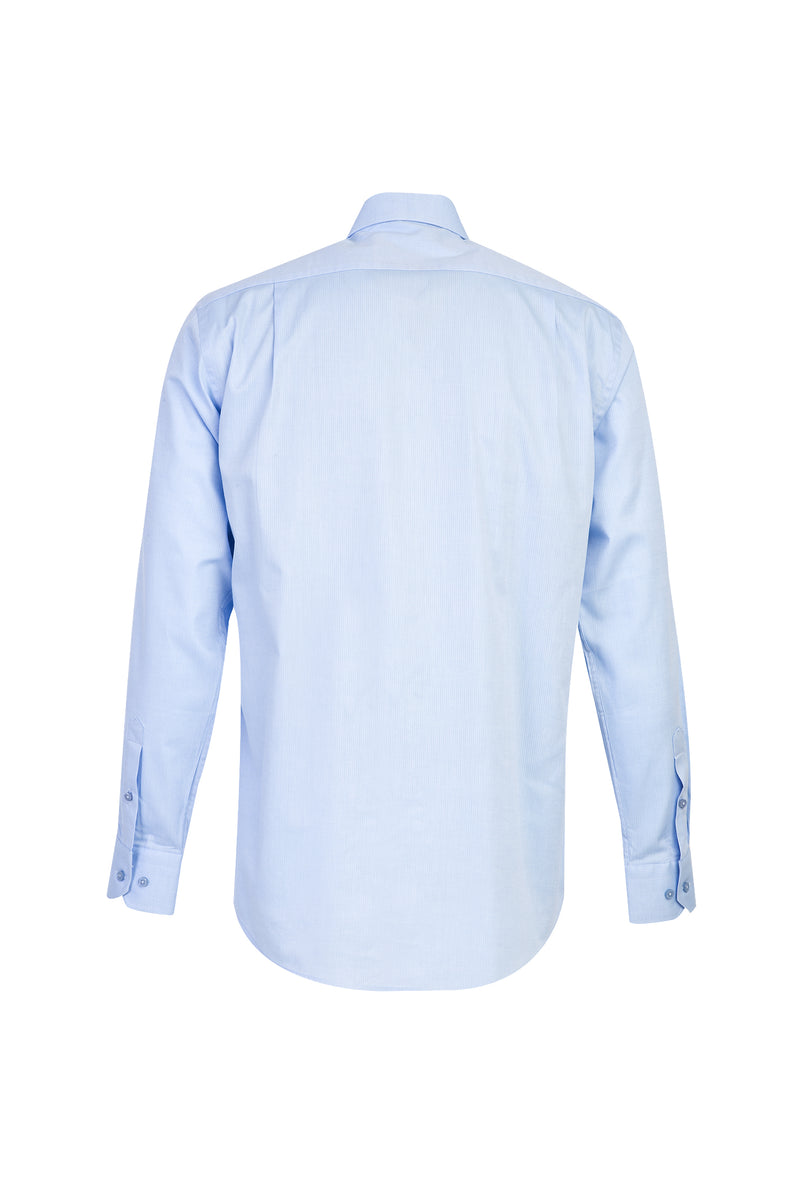 Açık Mavi A.K.KZ Desenli KLSK GÖMLEK