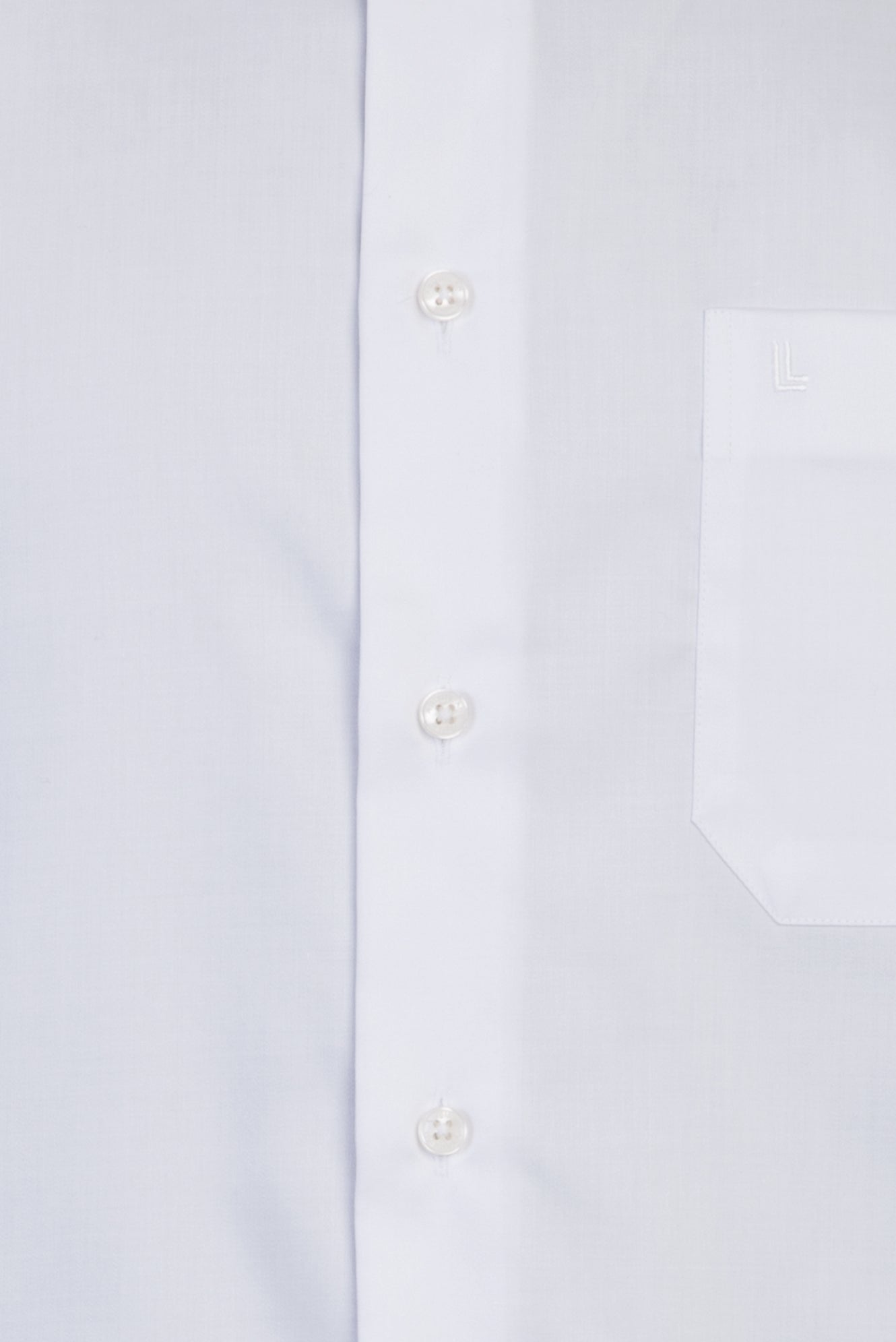 Beyaz Uzun Kol Non Iron Klasik Saten Pamuk Gömlek