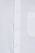 Beyaz Uzun Kol Non Iron Klasik Saten Pamuk Gömlek