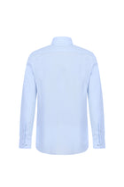 Açık Mavi Slim Fit Dar Kesim Uzun Kol Easy Care Pamuk Gömlek